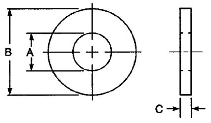 ASME B18.22.1 Type B Plain Flat Washers